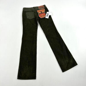 NWT deadstock D&G dark green corduroy jeans
